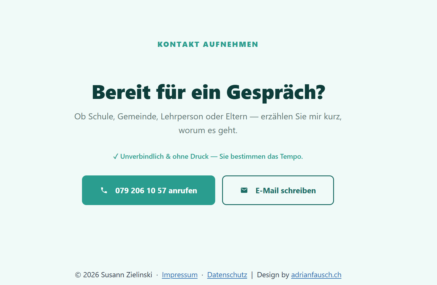 Neue Kontaktmöglichkeit
